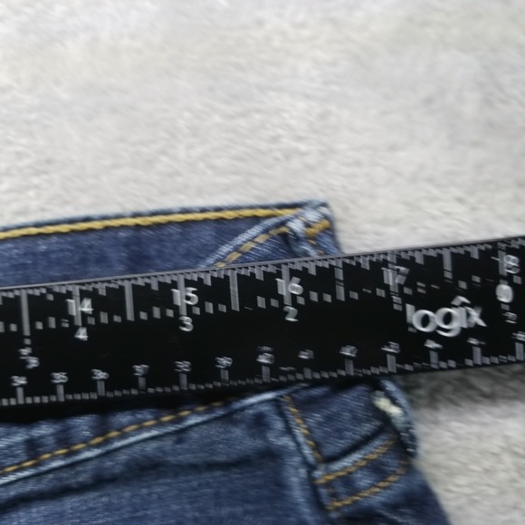 Levis 514 Jeans Mens 34x34 Blue Regular Straight Mid Rise Dark Wash - Picture 6 of 10